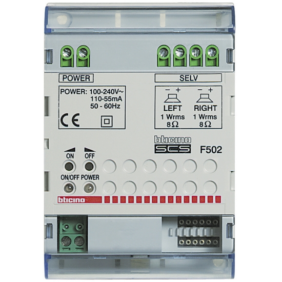 Imagem de SCS AMPLIFICADOR 230V 4MD DIN