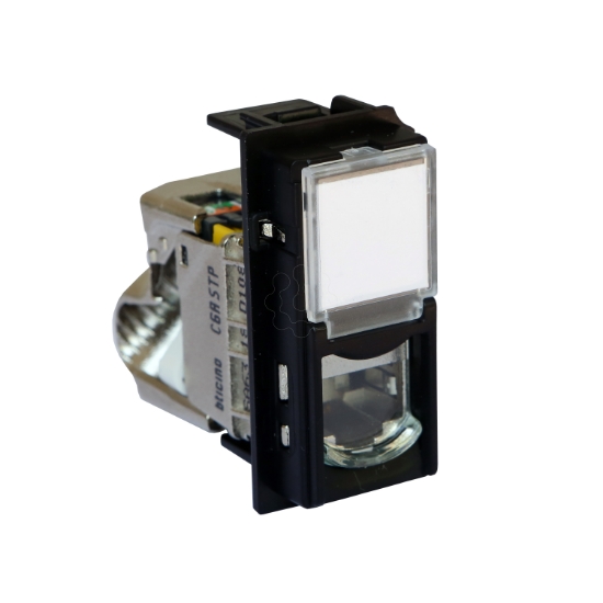 Imagem de LNOW RJ45 CAT.6A STP 1MD PRETO