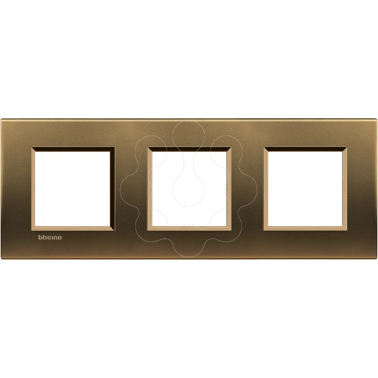 Imagem de LL RECT.-QUADRO TRIPLO BRONZE