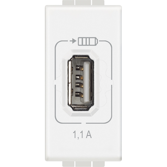 Imagem de LL-CARREG.USB 1P 1100MA BRANCO
