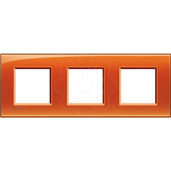 Imagem de LL RECT.-QUADRO TRIPLO LARANJA