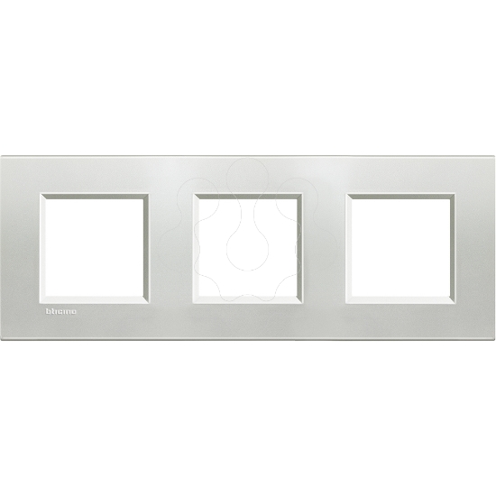 Imagem de LL RECT.-QUADRO TRIPLO PRATA