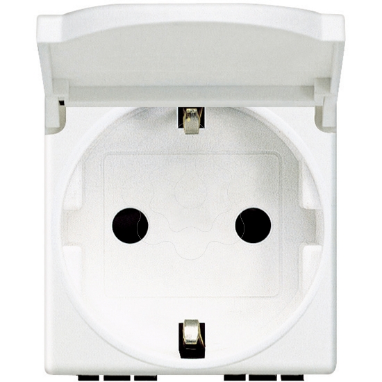 Imagem de LL-2P+T SCHUKO C/TAMPA BRANCO