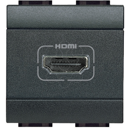 Imagem de LL-TOMADA HDMI 2MD ANTRACITE