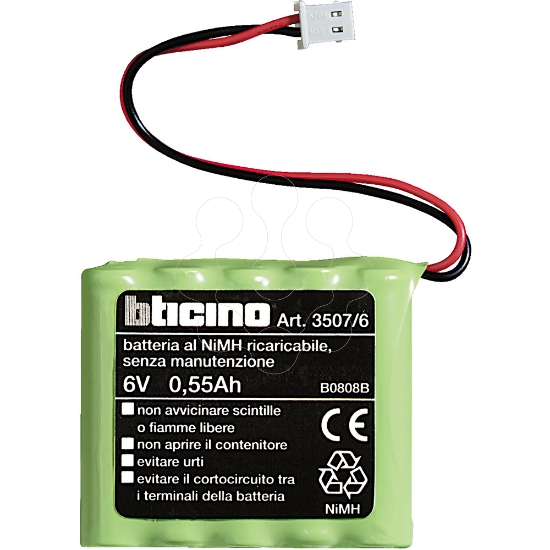 Imagem de BATER.SIRENE INTERNA 6V-0.5AH