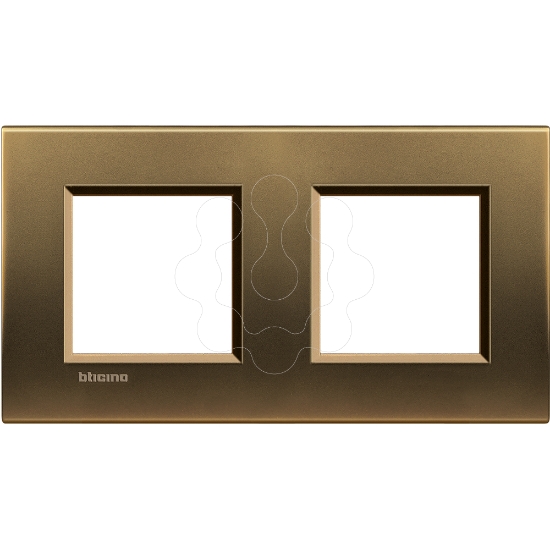 Imagem de LL RECT.-QUADRO DUPLO BRONZE