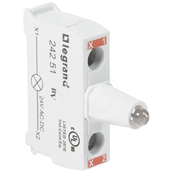 Imagem de BLOC LUM LED VERM 24V P/CX