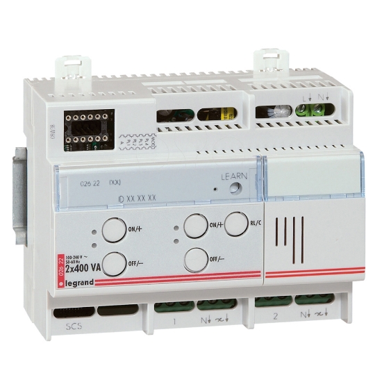 Imagem de SCS-DIMMER 2X400VA+RJ45 6M DIN