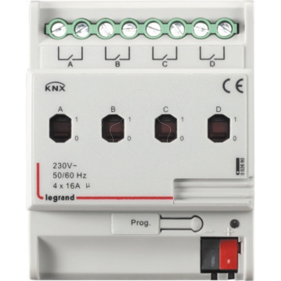 Imagem de KNX 4 SAIDAS BIN 16A DIN