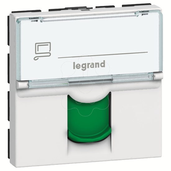 Imagem de MOSAIC RJ45 CAT6A STP VERDE