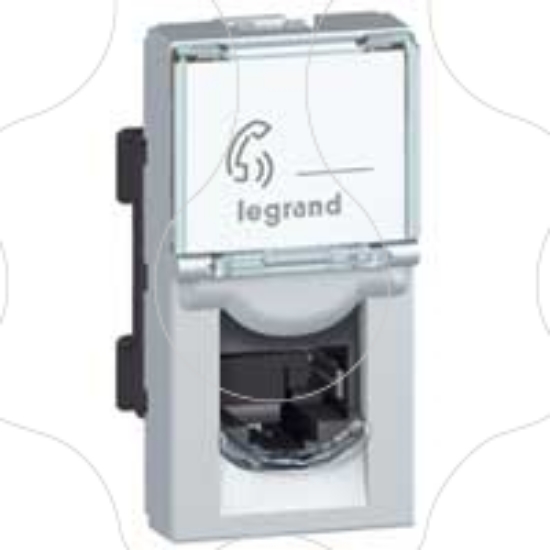 Imagem de MOSAIC RJ45 CAT5E FTP 1MD ALUM