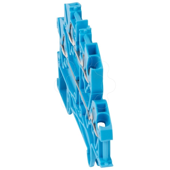 Imagem de BORNE DUP AUT 2LIG 4MM2/P5 AZ