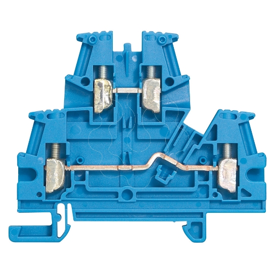 Imagem de BORNE DUPLO 2LIG 4MM2/P5 AZ