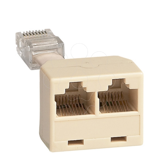 Imagem de ADAPTADOR DUPLO RJ45