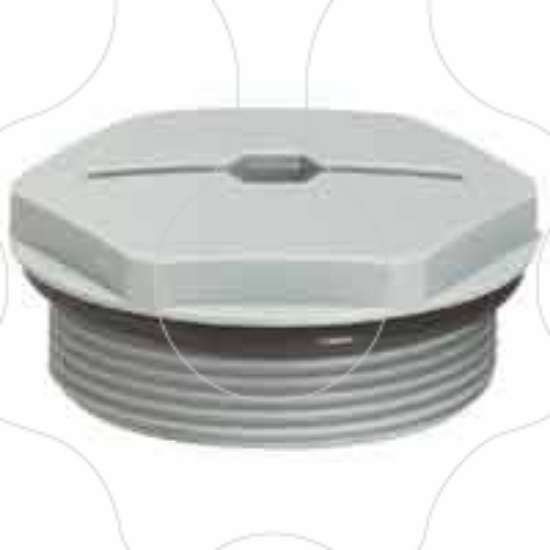 Imagem de TAMPAO PLASTICO CINZA ISO16
