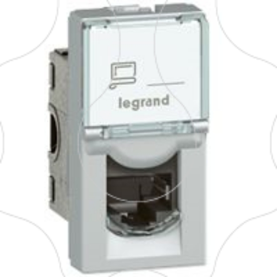 Imagem de MOSAIC RJ45 CAT.6 FTP 1MD ALUM