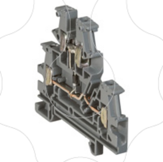 Imagem de BORNE DUP 2LIG DIODO 4MM2/P6CZ