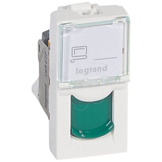 Imagem de MOSAIC RJ45 CAT6A UTP VERDE