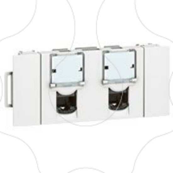 Imagem de MOSAIC 2X RJ45 CAT.6 FTP CLIP