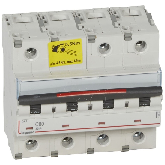 Imagem de DX3 DISJ 4P C80 36KA