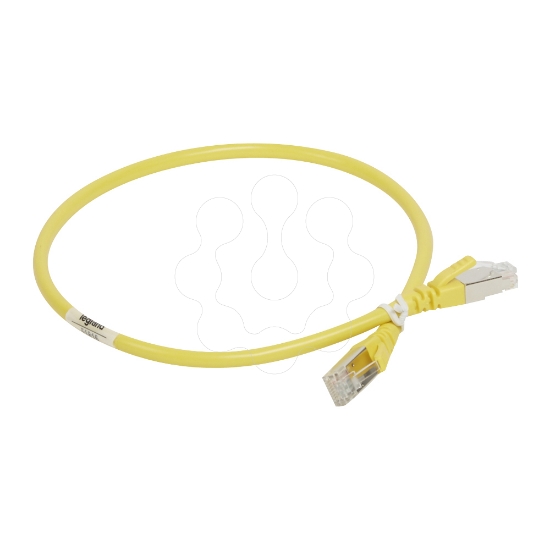Imagem de CORD C6A S/FTP PVC AMARE 0.5M