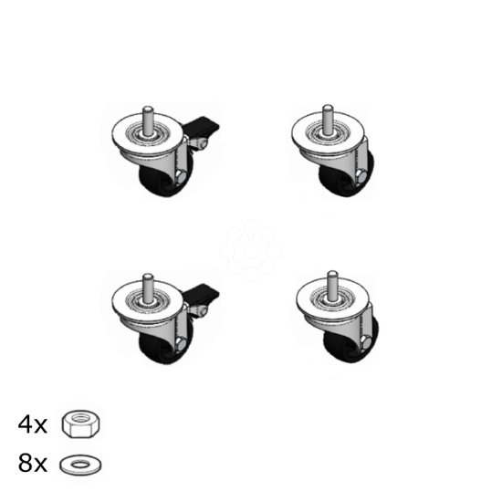 Imagem de CONJUNTO 4 RODAS LINKEO2