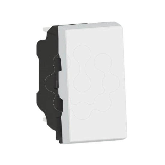 Imagem de Mosaic - Botão simples (NA)- ligad. livres potencial - 6A-250V~- 1 mód. - branco
