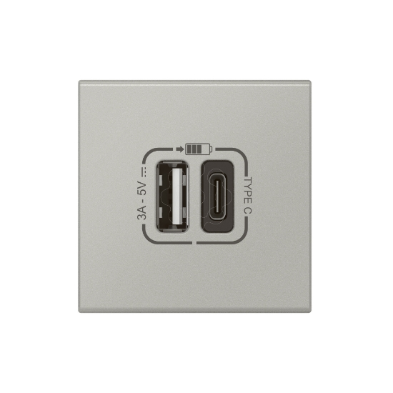 Imagem de MOSAIC 2 X USB (A+C) LINK ALUM