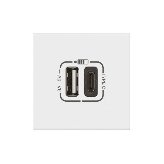 Imagem de MOSAIC 2 X USB (A+C) LINK BRAN