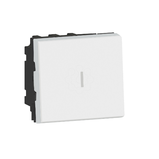 Imagem de Mosaic - Interruptor Bipolar - 20AX-250V~- ligad.de parafusos - 2 mód. - branco