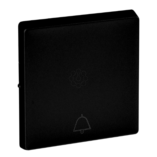 Imagem de VALENA L-TECLA CAMPAINHA PRETO