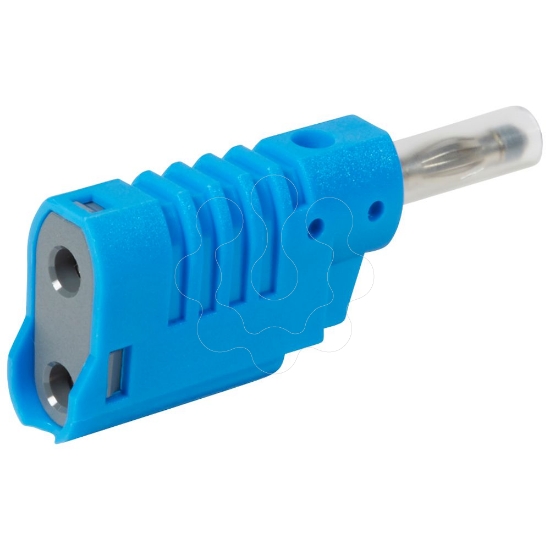 Imagem de FICHA BANANA SEG. 4MM 16A AZUL