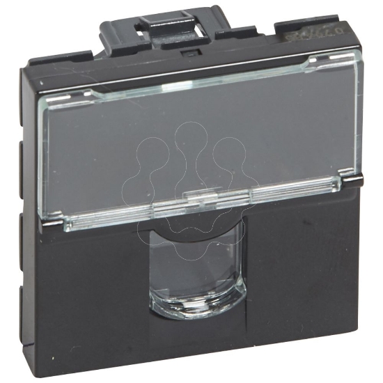 Imagem de MOSAIC BLACK RJ45 CAT6 FTP 2MD