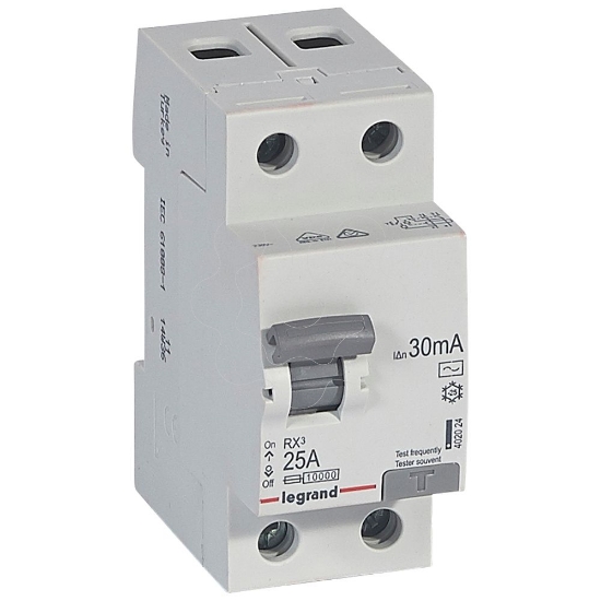 Imagem de RX3 INTER DIF 2P 25A 30 MA AC