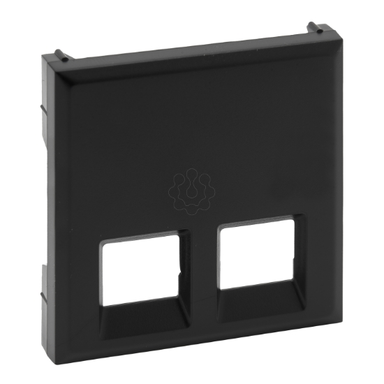 Imagem de NL-STEP CENTRO 2 X RJ45 PRETO