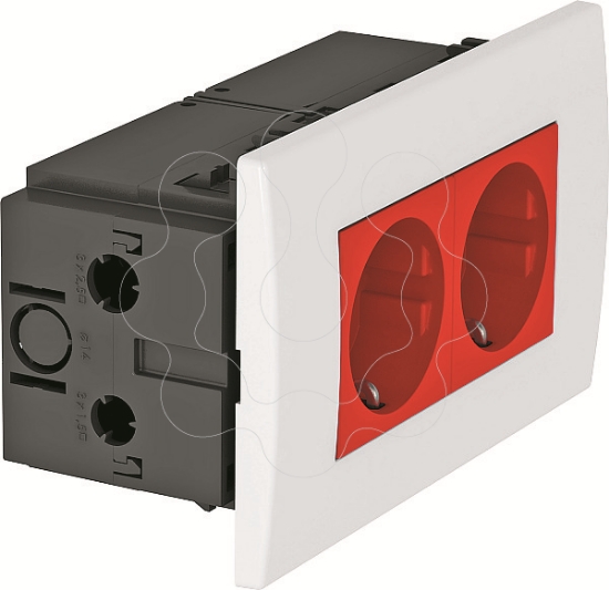 Imagem de TOMADA DUPLA SDE-D02 MODUL45 VRM