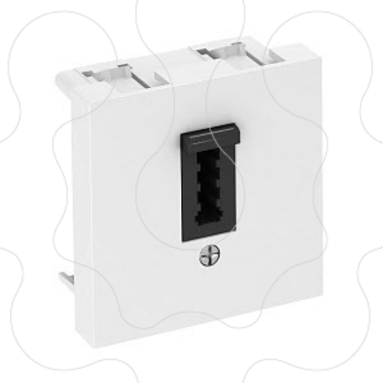 Imagem de TOMADA TELEFONE TAE-6F ALU