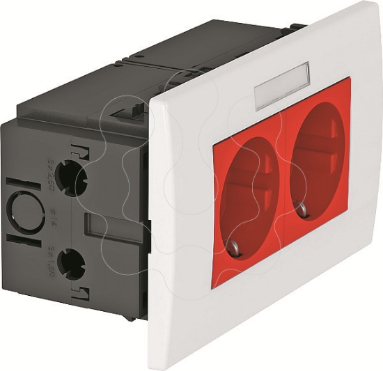 Imagem de TOMADA DUPLA SDE-D02B MODUL45 VRM