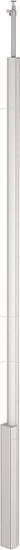 Imagem de COLUNA ISS110100R ALU BR RAL9010