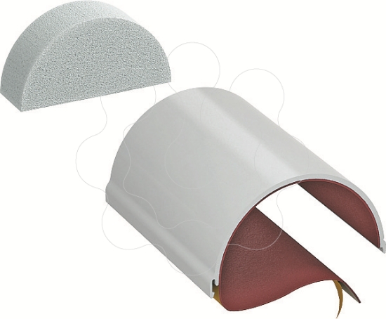 Imagem de MEIA CONCHA CTS-HP200 PVC CZ