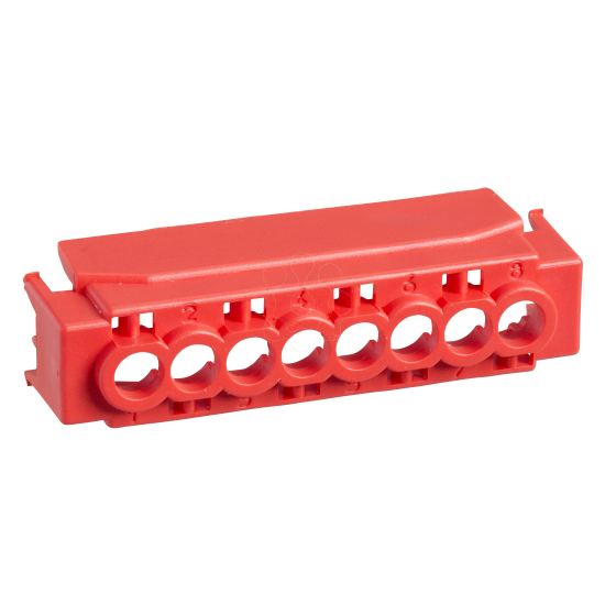 Imagem de TAPA PROTEC.IP2 BORNES 4y8 AGUJ.ROJO