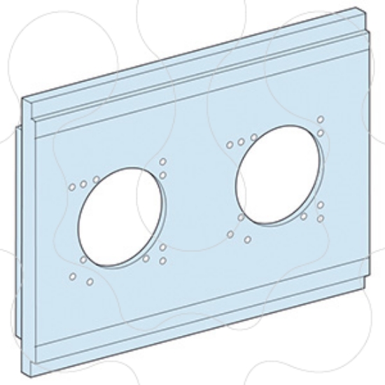 Imagem de PLATINA TOMADAS INDUSTRIAIS 2X70X85