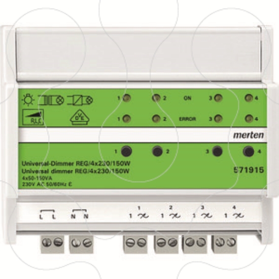 Imagem de DIMMER UNIVERSAL REG-4x230-150W