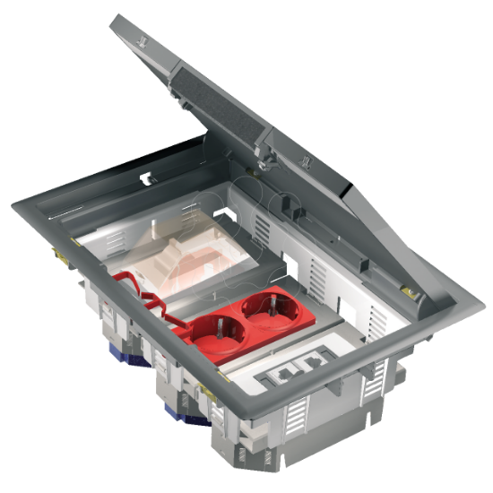 Imagem de CAIXA CHAO PLAST. 3 MOD DUPLOS-6 MOD.