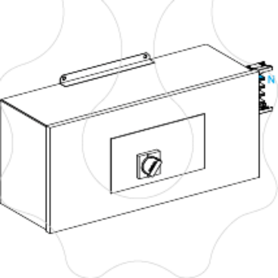 Imagem de CX ALIM ESQ 250A 3F+N+PE PROT NS