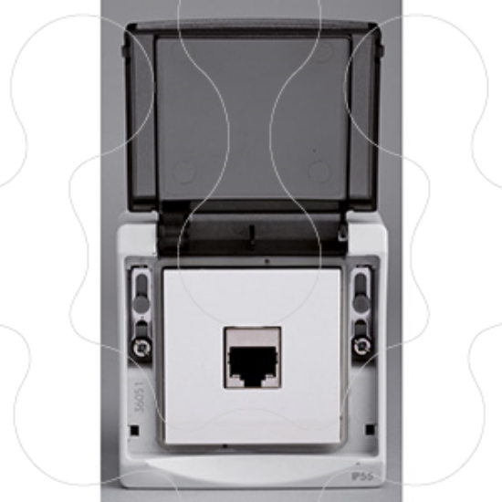 Imagem de TOMADA RJ45 CAT 6 FTP IP55 MUREVA