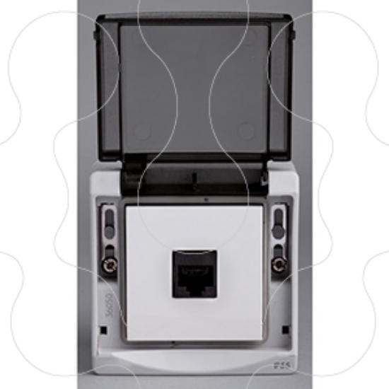Imagem de TOMADA RJ45 CAT 5 UTP IP55 MUREVA