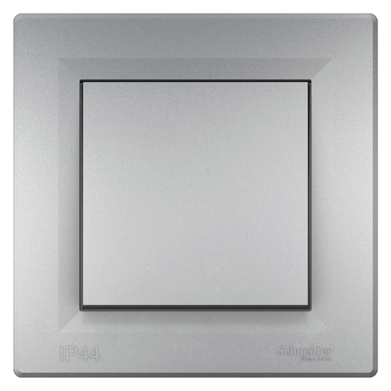 Imagem de Asfora-1p switch-10AX screwless IP44 alu
