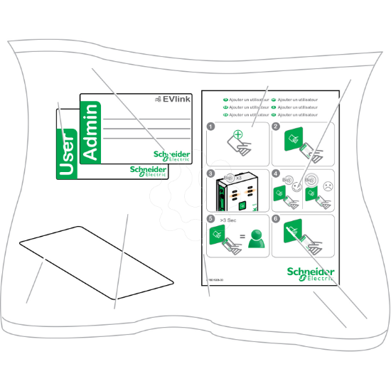 Imagem de Pack 10 RFID badges