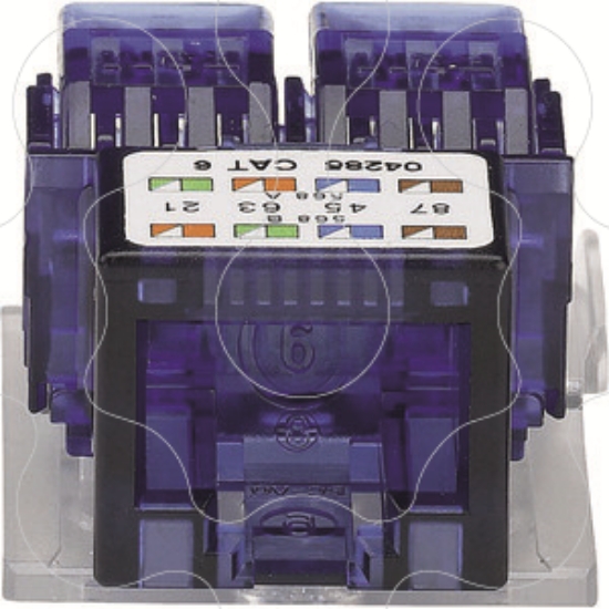 Imagem de MOD.LIG.R e DM RJ45 CAT. 6 O BLD MEC